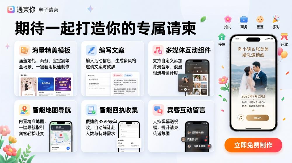 封神！活动策划党必藏电子请柬平台，省时不费脑，效率直接拉满